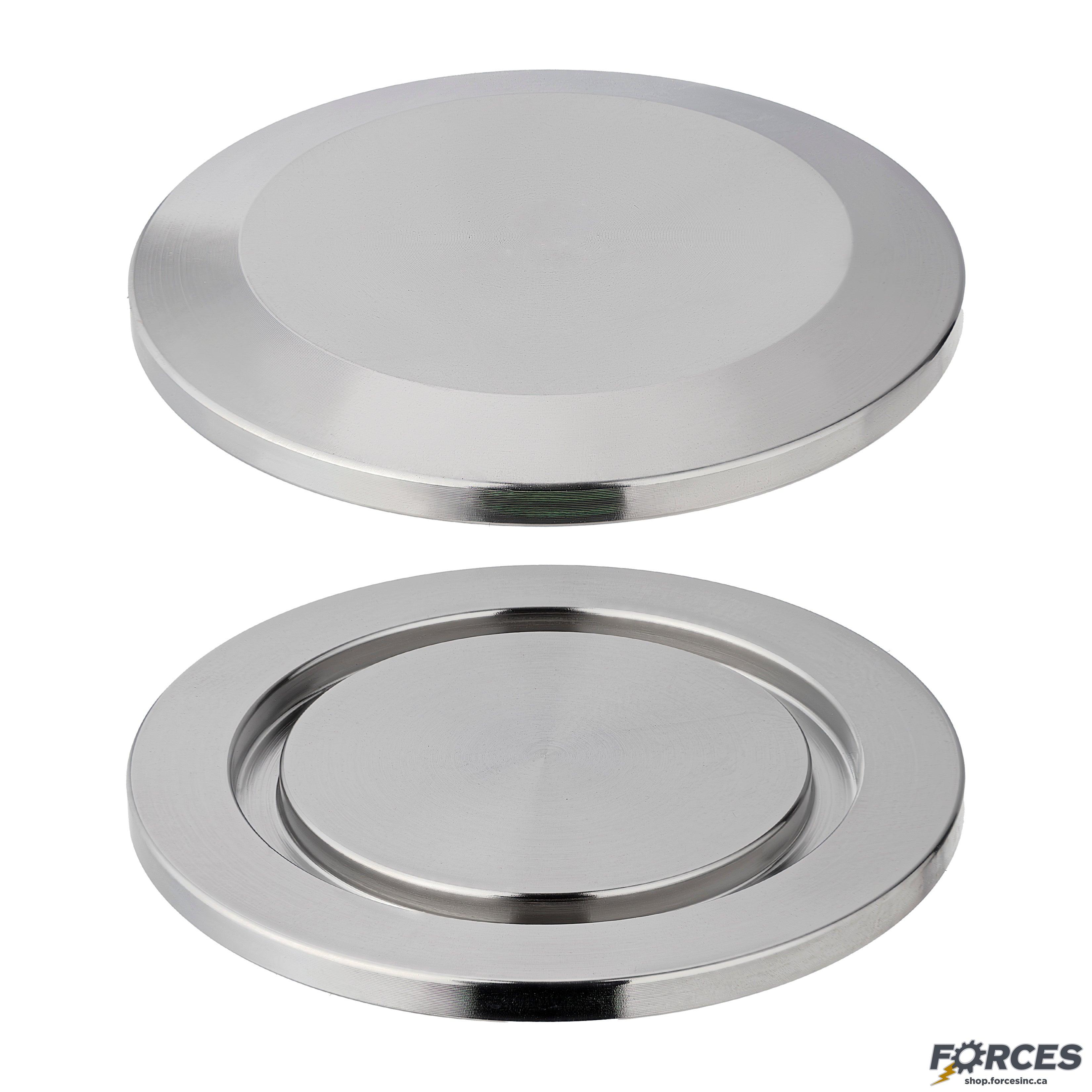 ISO-KF40 Blank Flange - Stainless Steel 304 - Forces Inc