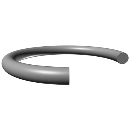 JIS O-Ring 10.8mm x 15.6mm x 2.4mm - Nitrile (90) Black - Forces Inc