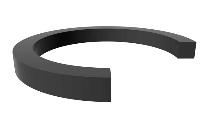 Modular Backup Ring (MB) 0.750" x 1.187" x 0.218" - Polyurethane - Forces Inc