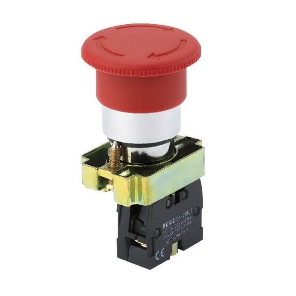 NOARK® Emergency Stop 22mm 2NC 30mm Mush. Head | Ex9PBS444 - Forces Inc