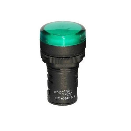 NOARK® Indicator Light 22mm Green 110Vac Curved Lens | Ex9IL2N3 - Forces Inc