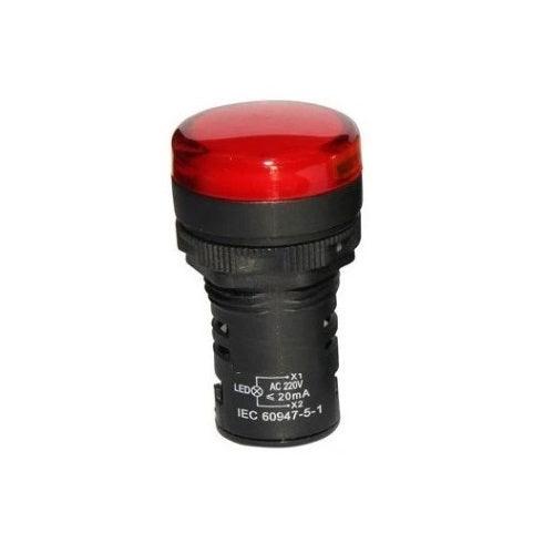 NOARK® Indicator Light 22mm Red 110Vac Curved Lens | Ex9IL2N4 - Forces Inc