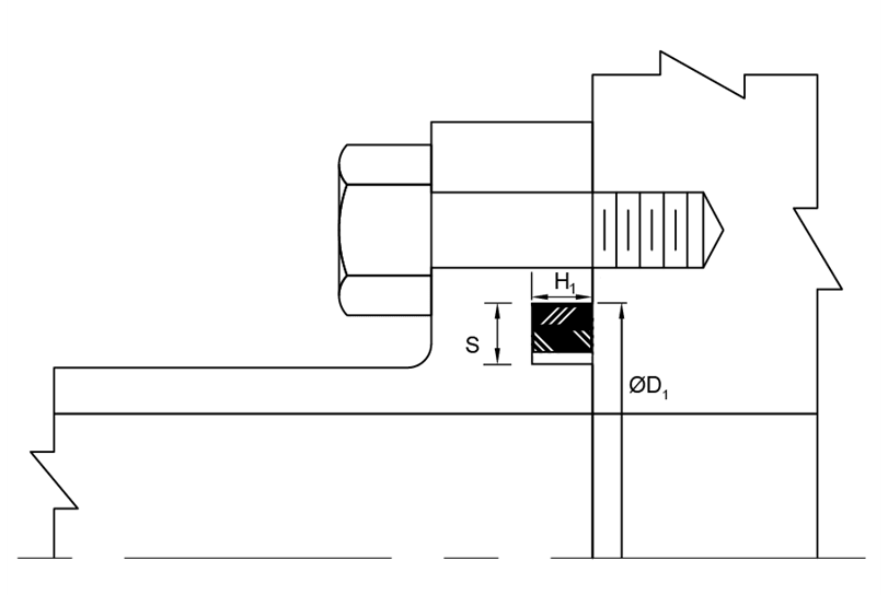 PFS-08 | PFS Split Flange Seal (SAE) 1/2" - Polyurethane - Forces Inc