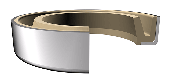 Pin Wiper (WS) 56mm x 70mm x 7.5mm - Polyurethane/Steel - Forces Inc