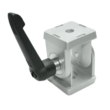 Pivot Hinge w/ Lock Handle | 45 Series Aluminum Extrusion - Forces Inc
