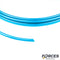 Pneumatic Air Tubing 10mm x 6.5mm Blue Polyurethane - 1ft - Forces Inc