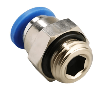 Push to Connect Straight Fitting 10mm Tube x 1/2" BSPP (G) Male - Forces Inc