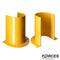 Rack Protector 11-3/4" x 11" - Yellow Powder Coat Steel - Forces Inc