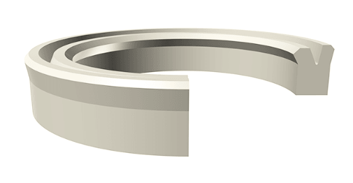 Rod U-Seal (UR) 1.000" x 1.250" x 0.156" - Polyurethane - Forces Inc