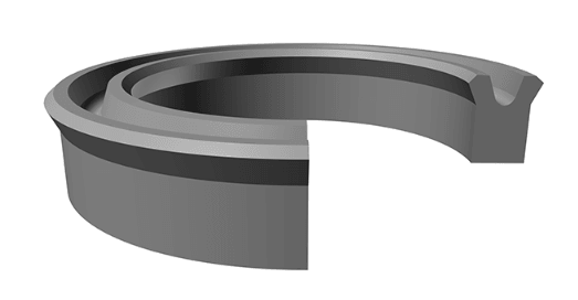 Rod/Piston U-Seal (A/N) 100mm x 120mm x 15mm - Nitrile - Forces Inc