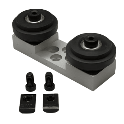 Roller Wheel Bracket Assembly 1.5" Wide Extrusions | 15 Series T-Slot - Forces Inc