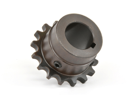 Stock Bore Chain Coupling Sprocket For RC50-2 Chain (18 Teeth) - With Keyway & Set Screw - Forces Inc