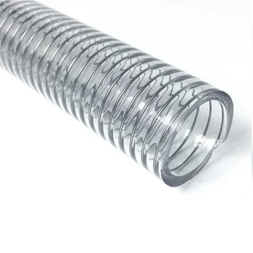 Wire Vacuum Food Hose - Clear PVC
