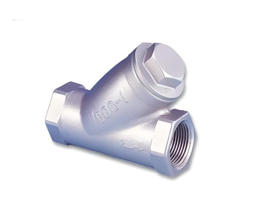 Y-Strainer 1/2"NPT 800 WOG Stainless Steel 316 - Forces Inc